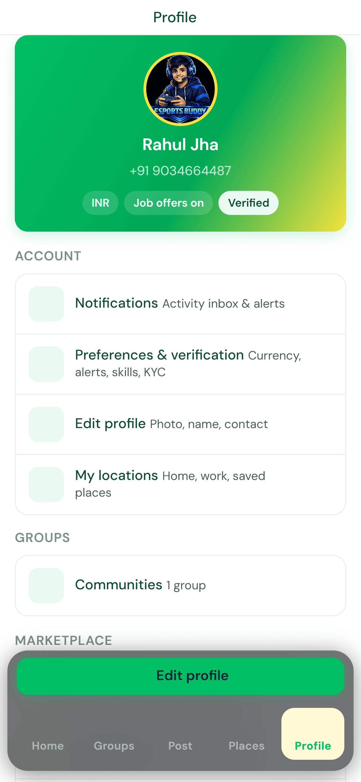 On demand marketplace