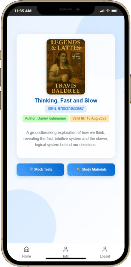 EdTech reading app