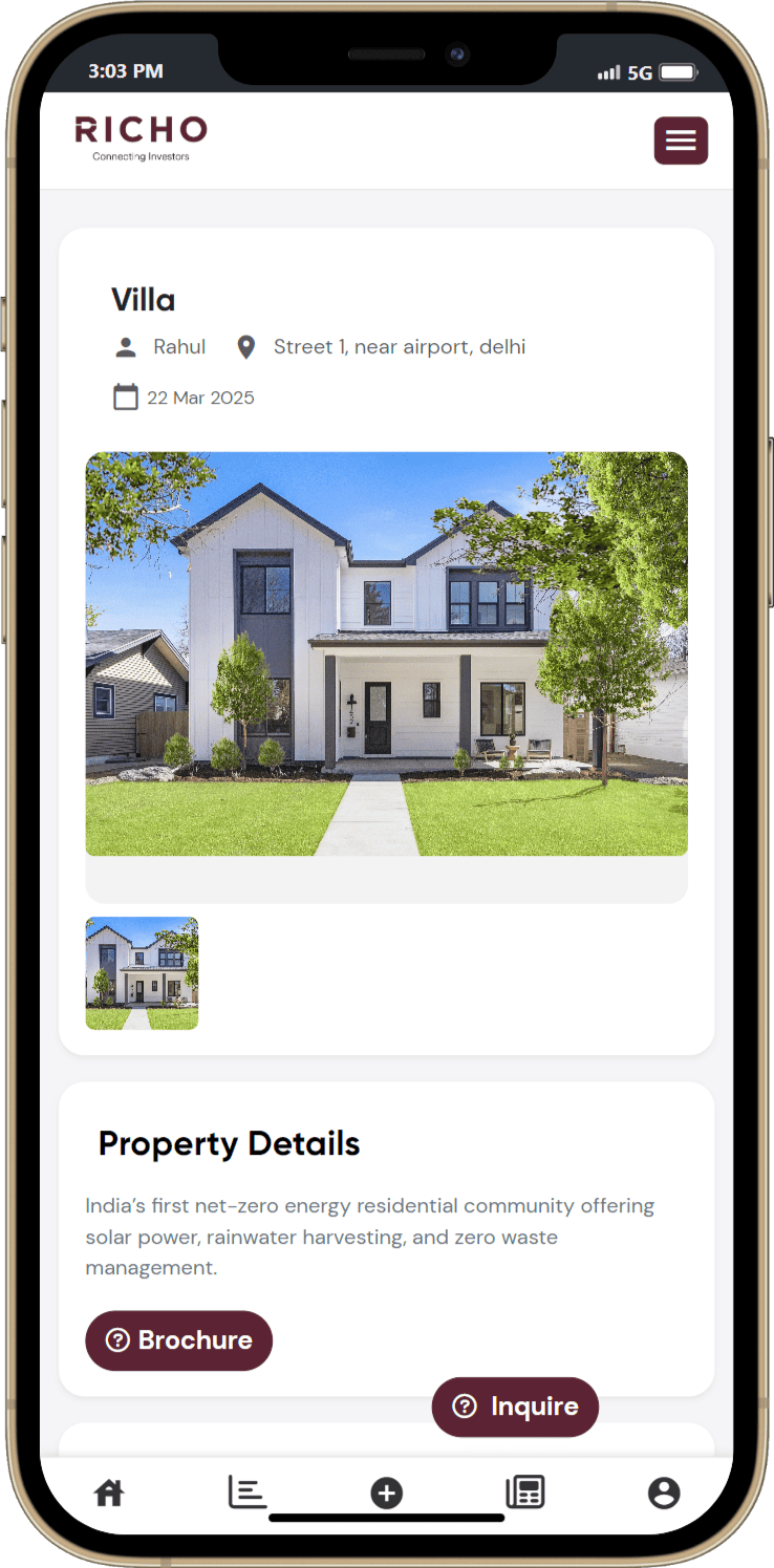 Property / listing app
